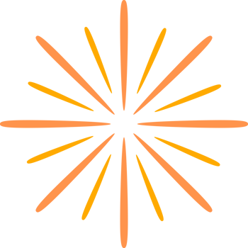 Yellow orange line light rays png