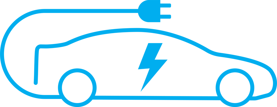 EV electric car with plug. icon green energy concept for graphic design, logo, web site, social media, mobile app, ui illustration. png