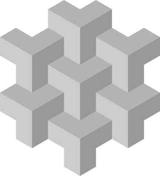 Gray abstract geometric pattern png