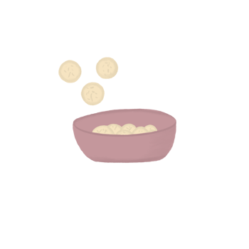 Mini Fried Onde-Onde Cute Traditional Snack Illustration png