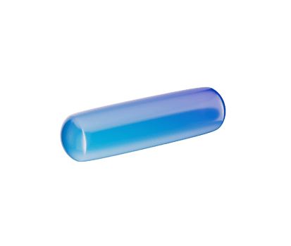 3D Glossy minus icon with a gradient of blue color, featuring a modern look. 3d illustration png
