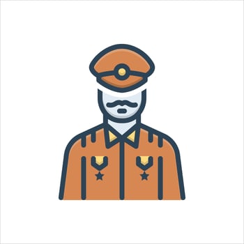 color icon veteran vector