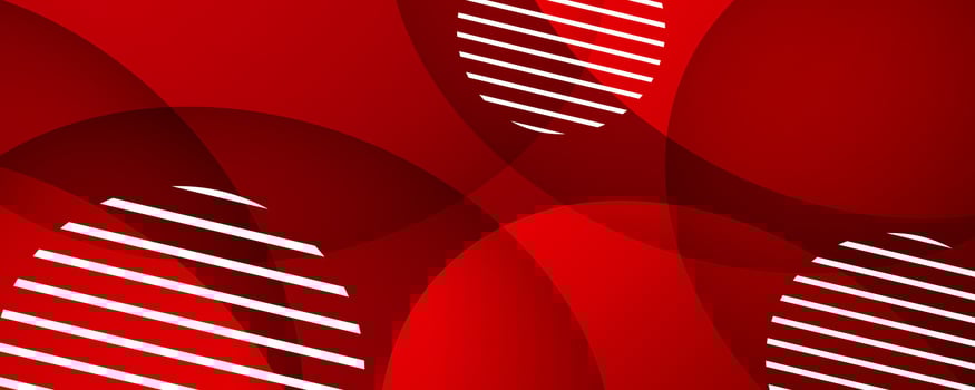 Red abstract background with stripes. vector