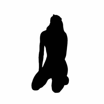 Morning Stretch Female Silhouette Poses vector