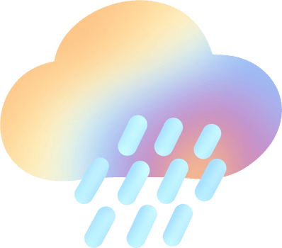 Raining cute cartoon png