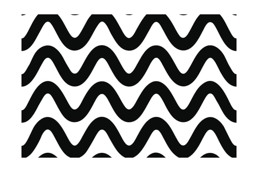 Wavy Pattern design repeating across a abstract graphic waves vector