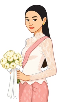 Happy Khmer Pchum Ben Day vector