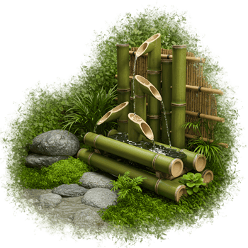 Green plants growing in natural garden or forest environment png