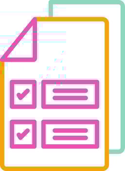 Task Planning Icon Work Schedule Symbol vector