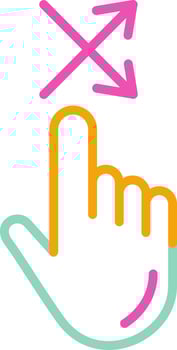 Shuffle Icon Randomize Order Symbol vector