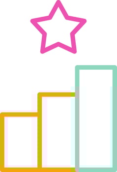 Competition Icon Minimalist Symbol vector