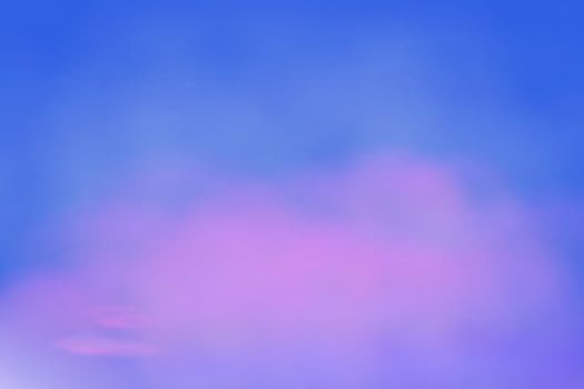 Abstract blue sky background with soft sweet pink clouds and dreamy sky colors. Evening sky when the sun sets during the rainy season. vector
