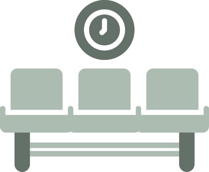 Waiting Area Lounge Design vector