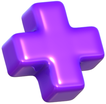 3D Plus Sign Geometric Harmony Abstract Shape png