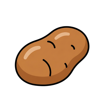 Potato Vegetable Brown Cartoon png