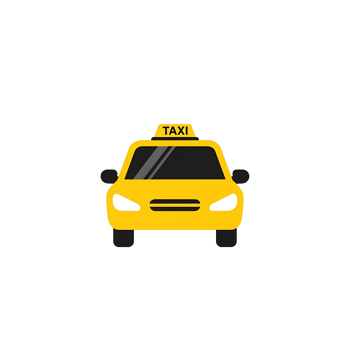 Yellow Taxi Car png