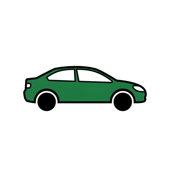 Green Car Illustration png