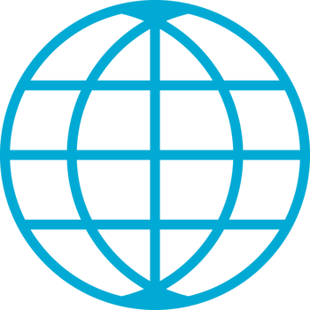 Blue line internet sign png