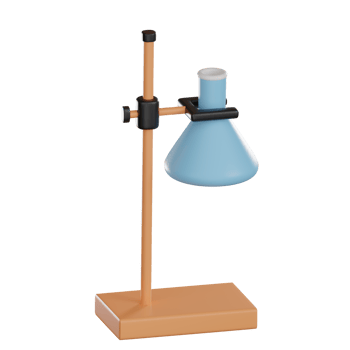 Education 3D icon illustration, Beaker Science Chemistry Test Tube png