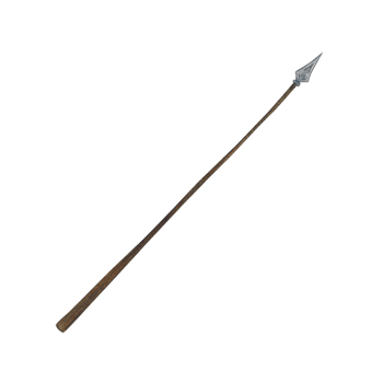 Spear, medieval weapon. Watercolor illustration hand drawn, cartoon. Drawing for stickers, scrapbooking. Knight, warrior, spear, weapon, history, old, wooden, stick png