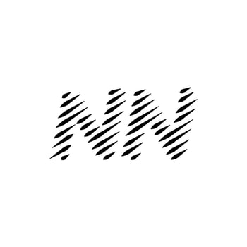 vektor logo leter nn vector