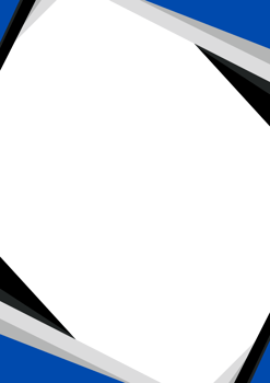 Modern Abstract Geometric Frame Background in Blue and Grey png