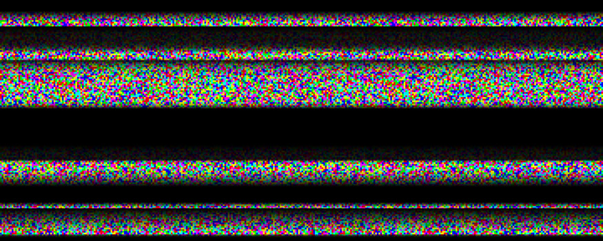TV static noise background. Glitched white noise texture. VHS signal with black stripes, interferences or glitches. Pixelated screen grain for poster, banner. Television screen backdrop. vector
