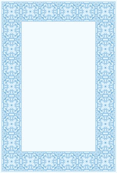 blue mandala seamless pattern template vector