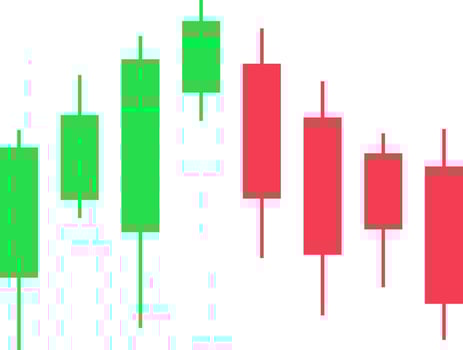 Stock market illustration for business themed design vector