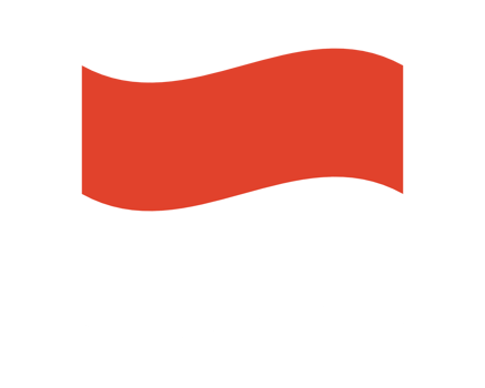 Creative Artwork of Waving Indonesia National Flag png