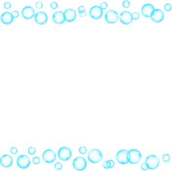 Bubbles Line Border png
