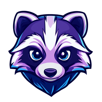 Cute Badger Mascot Logo Playful, friendly cartoon badger head, ideal for sports, gaming, or branding. png