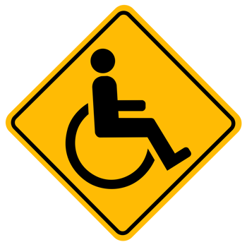 Wheelchair Peasants Warning png