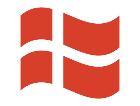 Illustration of Waving Denmark National Flag png