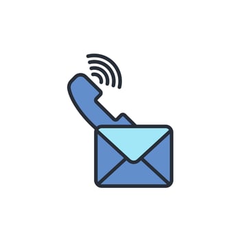 contact colours icons style vector