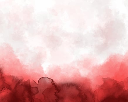 Digital artwork of abstract watercolor cloudscape. vector