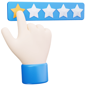 3D Icon One Star Rating png