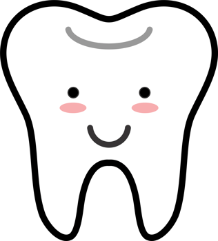 Dental clinic tooth smile logo line png