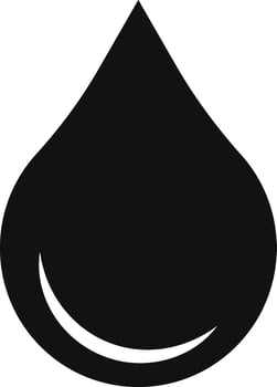 Black Water drop icon. droplet shapes collection. Rain drip liquid logo. Droplet sign. Tear and oil symbols. water conservation themes vector