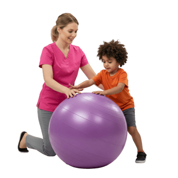 Children playing with ball and active healthy exercise png