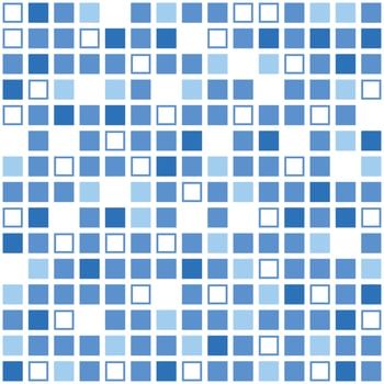 Abstract Seamless blue rectangle background Mosaic of squares vector