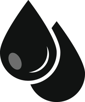 Black Water drop icons set. droplet shapes collection. . water conservation themes. Rain drip liquid logo. Droplet sign. Tear and oil symbols vector