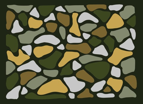 Abstract Irregular Stones Pattern Background vector