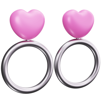 3D Icon Romantic Wedding Rings png