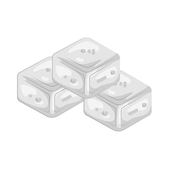 Three Sugar Cubes vector