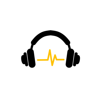 Black headset illustration, suitable for your design png