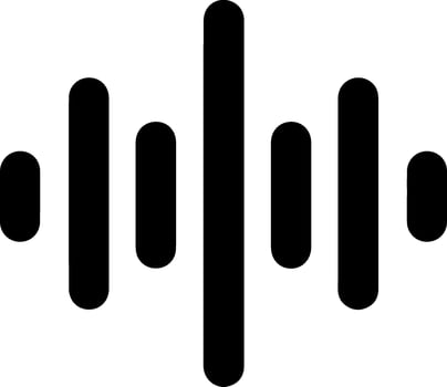 Soundtrack. Sound visualization. Soundtrack icon vector