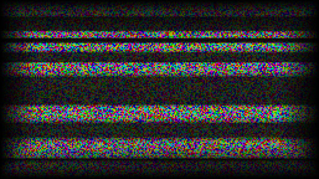 TV static noise background. Glitch bw pixelated television screen. Lost or bad TV signal VHS with black stripes wallpaper. White noise grain. CRT tv screen with interferences or glitches vector