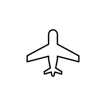 Airplane Mode Line Icon for Mobile UI vector