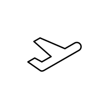 Connectivity Block Airplane Mode Line Icon vector